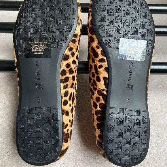 BIRDIES Women The Starling Calf Hair Flats - NEW NWOB - Picture 8 of 8